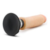 Introducing the Au Naturel 11-inch Sensa Feel Magnum Vibrating Dong for Men and Women - Model SFD-11MAG-BGE, Beige - Adult Naughty Store