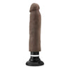 Introducing the Sensa Feel Magnum Vibrating Dong Chocolate Brown - The Ultimate Pleasure Companion for Unforgettable Moments