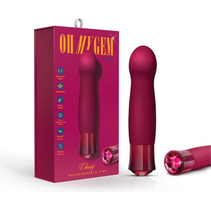 Blush Novelties Oh My Gem Classy Garnet Red G-Spot Vibrator - Adult Naughty Store