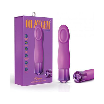 Blush Novelties Oh My Gem Charm Amethyst Purple Vibrator - Model OMGC-2023 - Women's G-Spot Pleasure