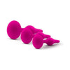 Blush Novelties Luxe Beginner Plug Kit Anal Trainer - Model LBP-001 - Unisex - Pleasure for All - Pink - Adult Naughty Store