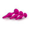 Blush Novelties Luxe Beginner Plug Kit Anal Trainer - Model LBP-001 - Unisex - Pleasure for All - Pink - Adult Naughty Store