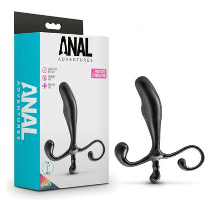 Blus Novelties Anal Adventures Prostate Stimulator Black: The Ultimate Hands-Free Pleasure for Mind-Blowing P-Spot Orgasms