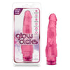 Blush Novelties Glow Dicks The Banger Pink Realistic Vibrator - Model BD-8GDP - Adult Naughty Store