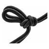 Blush Novelties Temptasia Bondage Rope 32 Feet Black - Soft Cotton Shibari Style Restraint for Sensual Pleasure