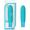 Cozi Mini 10 Function Mini Vibe Aqua Blue - Silicone Body-Safe Waterproof Vibrator for Intense Pleasure