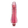 Blush Novelties Glow Dicks Molly Glitter Vibrator Pink - Powerful Multi-Speed Light-Up Realistic Dildo for Women - Pleasure in Every Color - Adult Naughty Store