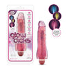 Blush Novelties Glow Dicks Molly Glitter Vibrator Pink - Powerful Multi-Speed Light-Up Realistic Dildo for Women - Pleasure in Every Color - Adult Naughty Store