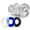 Blush Novelties Quickie Kit Jerk Off Clear Stroker Sleeve - Model QKJO-001 - Male Masturbation Toy for Enhanced Pleasure - Transparent - Adult Naughty Store