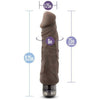 Blush Novelties Home Wrecker 9 inches Realistic Vibrator - Brown - Adult Naughty Store