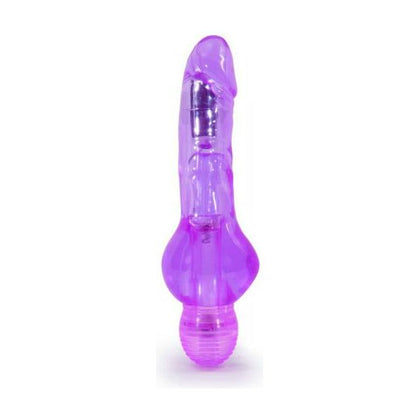 Introducing the PleasureCo Mr. Right Now Purple Vibrating Penis - Model PRC-5001: The Ultimate Pleasure Companion for All Genders and Sensations