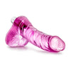 Naturally Yours Vibrating Ding Dong Pink Realistic Dildo | Model XY-123 | 10 Functions | Waterproof | Body Safe | For Women | Pleasure Stimulator | Pink
