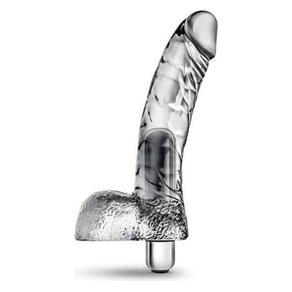 Naturally Yours Vibrating Ding Dong Clear Realistic Dildo - Model ND-3X5G - Unisex Pleasure Toy for Intense Stimulation - Clear