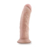 Blush Novelties Au Naturel 8-Inch Sensa Feel Dildo with Suction Cup - Beige: A Luxurious Pleasure Experience for All Genders