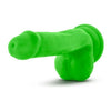 Blush Novelties Neo 6 Inches Dual Density Cock with Balls - Model ND-6DDB-NG - Realistic Dildo for Men and Women - Anal and Vaginal Pleasure - Neon Green - Adult Naughty Store