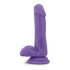 Blush Novelties Au Naturel Bold Delight 6-Inch Purple Realistic Dildo for Intense Pleasure - Adult Naughty Store