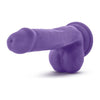 Blush Novelties Au Naturel Bold Delight 6-Inch Purple Realistic Dildo for Intense Pleasure - Adult Naughty Store