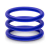 Performance VS1 Pure Premium Silicone Cock Rings - Medium Indigo Blue, Male Enhancement Toy for Extended Pleasure