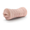 Blush Novelties M for Men Skye Beige Mouth Stroker - Model MS-1001 - Male Oral Pleasure Toy - Adult Naughty Store