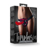 Temptasia Lovelace Harness Red O-S: Adjustable Strap-On Harness for Comfortable and Stimulating Strap-On Play
