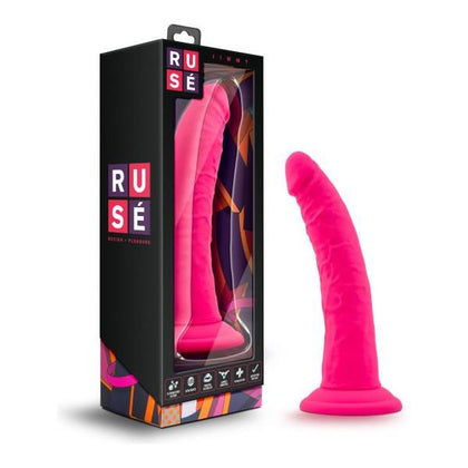 Blush Novelties Ruse Jimmy Hot Pink Realistic Dildo - Model JHD-7P - For All Genders - Intense G-Spot/Prostate Stimulation