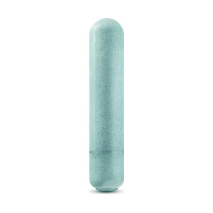 Blush Novelties Gaia Eco Bullet Vibrator Aqua Blue - Biodegradable, Powerful, and Sustainable Pleasure Toy
