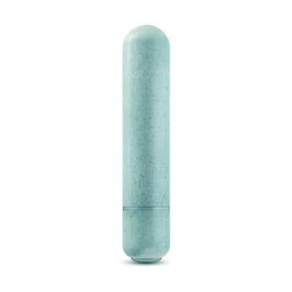 Blush Novelties Gaia Eco Bullet Vibrator Aqua Blue - Biodegradable, Powerful, and Sustainable Pleasure Toy - Adult Naughty Store