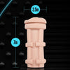 Blush Novelties M For Men Soft & Wet Self-Lubricating Stroker Cup - Model SW-1001 - Male Masturbator for Intense Pleasure - Vanilla - Adult Naughty Store