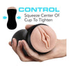 Blush Novelties M For Men Soft & Wet Self-Lubricating Stroker Cup - Model SW-1001 - Male Masturbator for Intense Pleasure - Vanilla