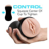 Blush Novelties M For Men Soft & Wet Self-Lubricating Stroker Cup - Model SW-1001 - Male Masturbator for Intense Pleasure - Vanilla - Adult Naughty Store