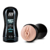 Blush Novelties M For Men Soft & Wet Self-Lubricating Stroker Cup - Model SW-1001 - Male Masturbator for Intense Pleasure - Vanilla