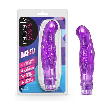 Blush Novelties Naturally Yours Bachata Purple Vibrator - Model NYP-001 - For Women - Clitoral and G-spot Stimulation - Elegant Purple