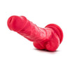 Ruse Hypnotize Cerise Red Realistic Dildo - Model RHD-001 - For G-Spot and P-Spot Stimulation - Women and Men - Lifelike Feel - Silicone Material