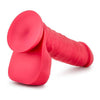 Ruse Big Poppa Cerise Red Realistic Dildo - The Ultimate Pleasure Experience - Adult Naughty Store