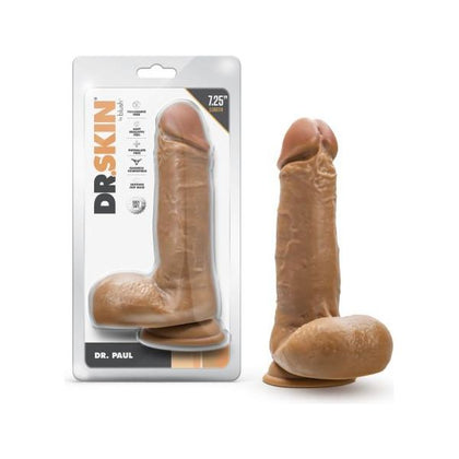 Dr. Skin Dr. Paul 7.25in Dildo with Balls - Tan: The Ultimate Realistic Pleasure Experience