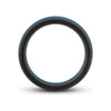 Blush Novelties Performance Silicone Go Pro Cock Ring - Model X1, Male, Enhances Pleasure, Black/Blue