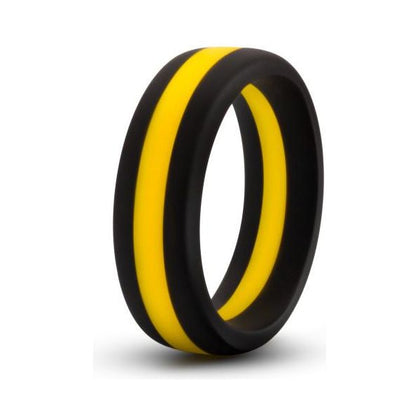 Blush Novelties Performance Silicone Go Pro Cock Ring Black Gold - Enhance Pleasure and Performance with this Premium Silicone Cock Ring