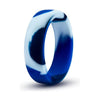 Blush Novelties Performance Silicone Camo Cock Ring Blue Camouflage - Model PSCRC-001 - Male - Enhances Pleasure - Blue - Adult Naughty Store