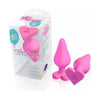 Blush Novelties Naughty Candy Heart Do Me Now Pink Silicone Anal Plug - Model NCH-DMN-001 - Unisex Pleasure Toy - Adult Naughty Store