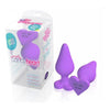 Introducing the Naughty Candy Heart Purple Butt Plug - Model NCHPBP-001: The Ultimate Pleasure Experience for All Genders! - Adult Naughty Store