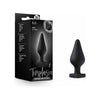 Blush Novelties Temptasia Spank Me Butt Plug Black - Model TS-001 - Unisex Anal Pleasure