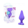 Introducing the Naughtier Candy Heart Purple Butt Plug - Model NCH-2000: The Ultimate Pleasure Experience for All Genders and Unparalleled Sensations in a Vibrant Purple Hue - Adult Naughty Store