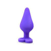 Introducing the Naughtier Candy Heart Purple Butt Plug - Model NCH-2000: The Ultimate Pleasure Experience for All Genders and Unparalleled Sensations in a Vibrant Purple Hue - Adult Naughty Store