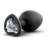 Temptasia Bling Plug Medium Black - Versatile Anal Pleasure for All Genders - Adult Naughty Store