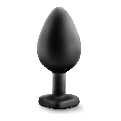 Temptasia Bling Plug Medium Black - Versatile Anal Pleasure for All Genders - Adult Naughty Store