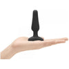 B-Vibe Novice Plug Black - Premium Remote-Controlled Anal Pleasure Toy for Couples - Adult Naughty Store