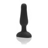 B-Vibe Novice Plug Black - Premium Remote-Controlled Anal Pleasure Toy for Couples - Adult Naughty Store