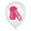 Introducing the Naughty Novelties Mini Penis Latex Balloons - 8 Pack, 9 inches, Adult Party Decorations, White