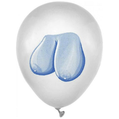 Introducing the Playful Pleasures Mini Boobs Latex Balloons 8 Package: White 9-Inch Adult Party Decorations for Fun and Laughter - Adult Naughty Store