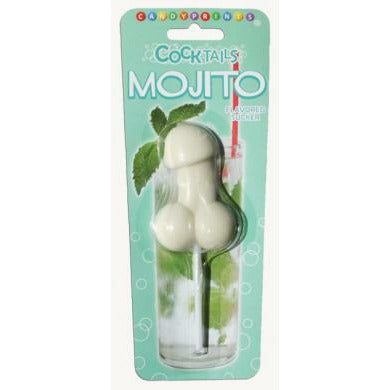 Candyprints Cocktail Sucker Mojito - Penis-Shaped Mixed Drink Candy Sucker, Model CS-32, Unisex Pleasure, Green